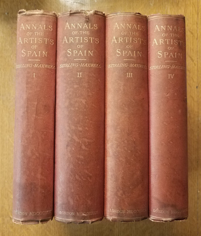 Annals of the Artists of Spain by Stirling-Maxwell 4 Vol Set Ltd Ed Nimmo 1891 gallery