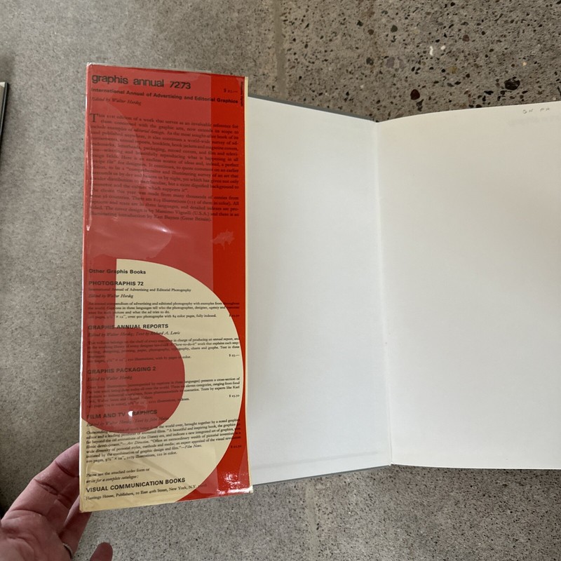 Walter. Herdeg Graphis annual 72/73 international annual of advertising... gallery