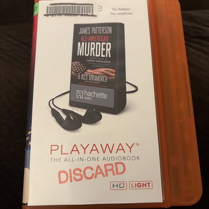 Playaway Audio Book Ex Library – All American Murder By James Patterson