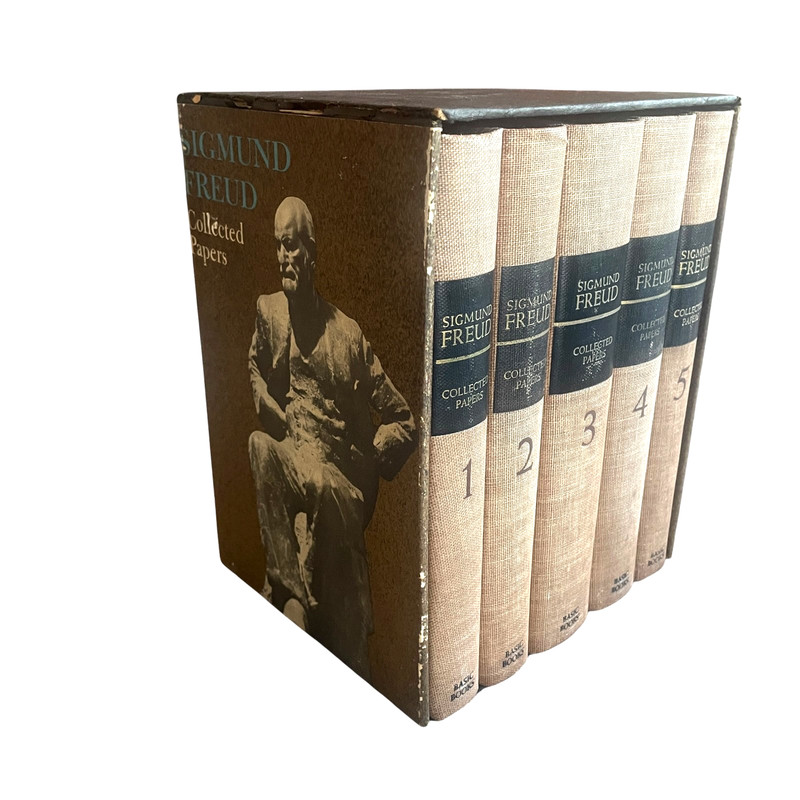 SIGMUND FREUD: COLLECTED PAPERS 1st American Edition (1959, Hardcover 5 Volumes)
