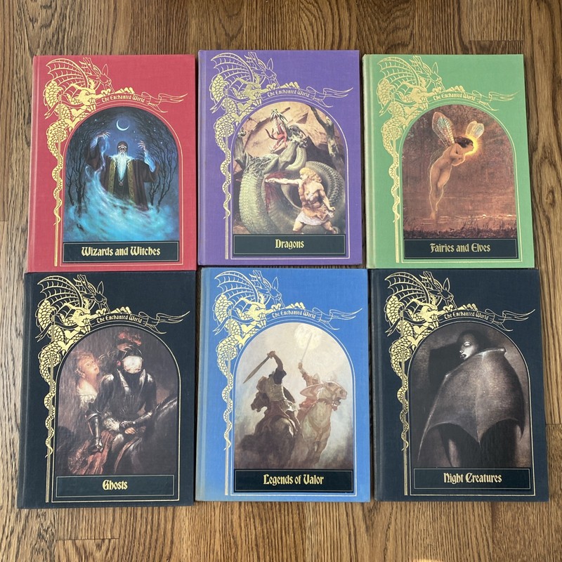 Enchanted World Time Life Complete Set Fantasy Mythology Dark Academia VTG Books gallery