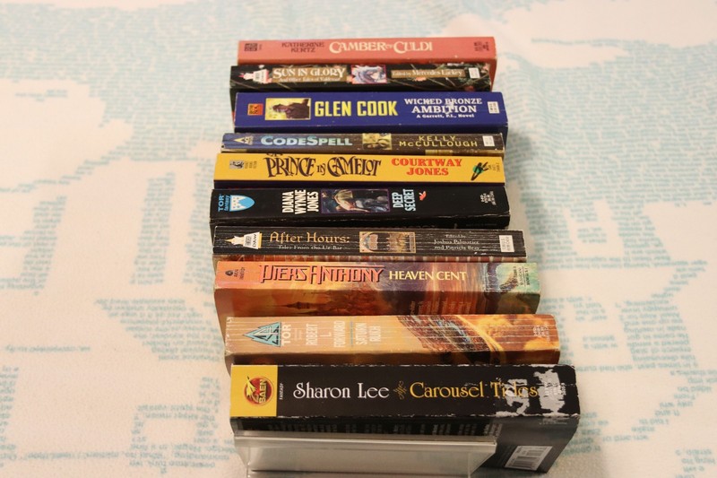 Lot Of 10 Fantasy Paperbacks-Anthony, Cook, Jones, McCullough, Kurtz, Lee ++