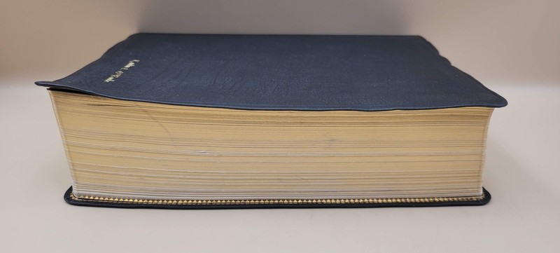 ESV Study Bible English Standard Version Crossway Black Genuine Leather Gold gallery