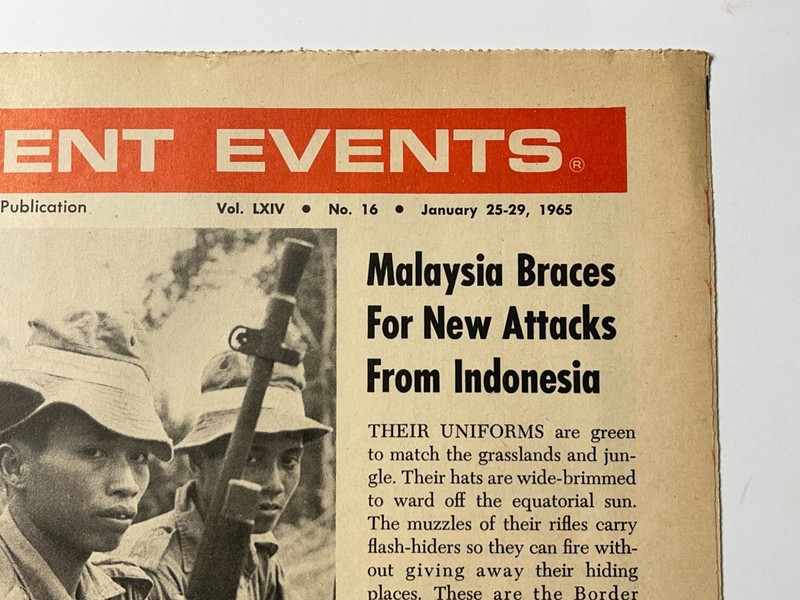Current Events News Letter - American Education Publication January 25-29 1965 gallery
