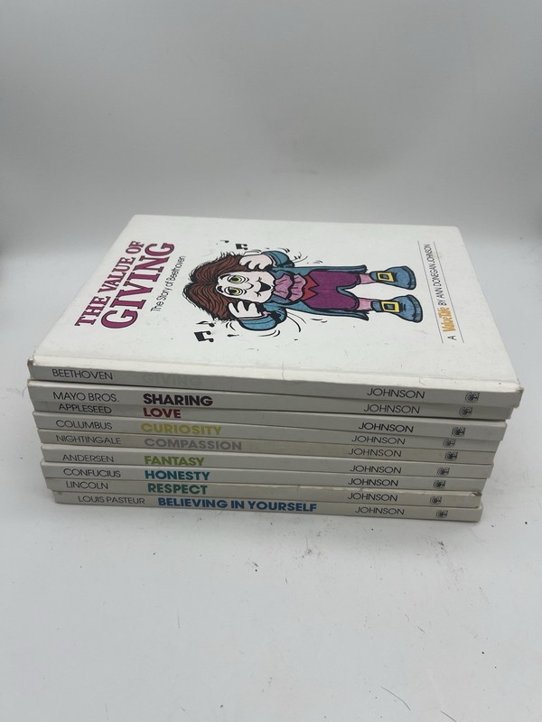 A ValueTale Lot Johnson, Spencer & Ann Vntg Hardcover Value Tales Biographies 18 gallery