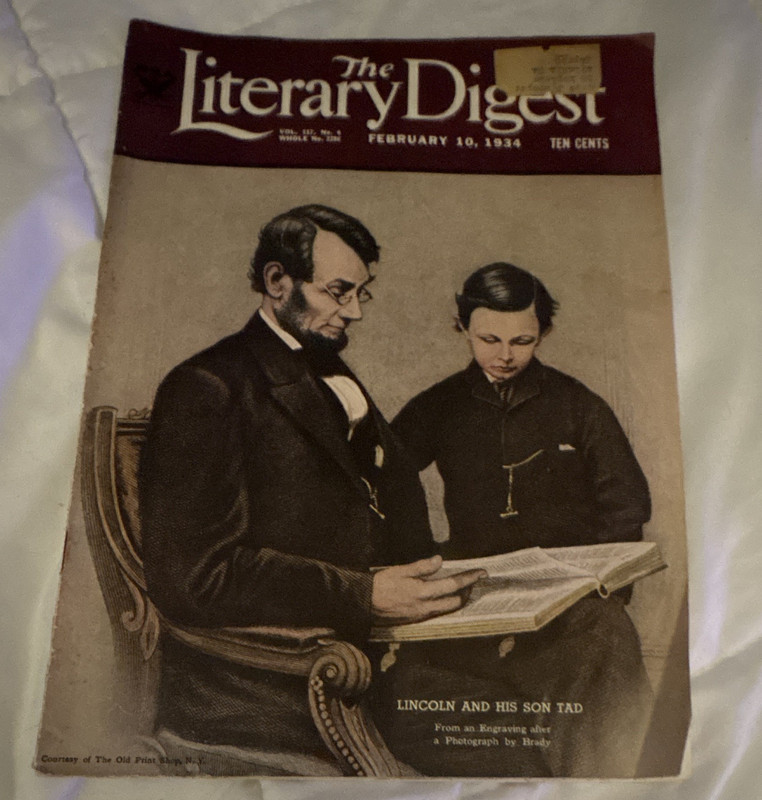 The Literary Digest Magazine Feb 10, 1934 Issue Illustrated Science Politics