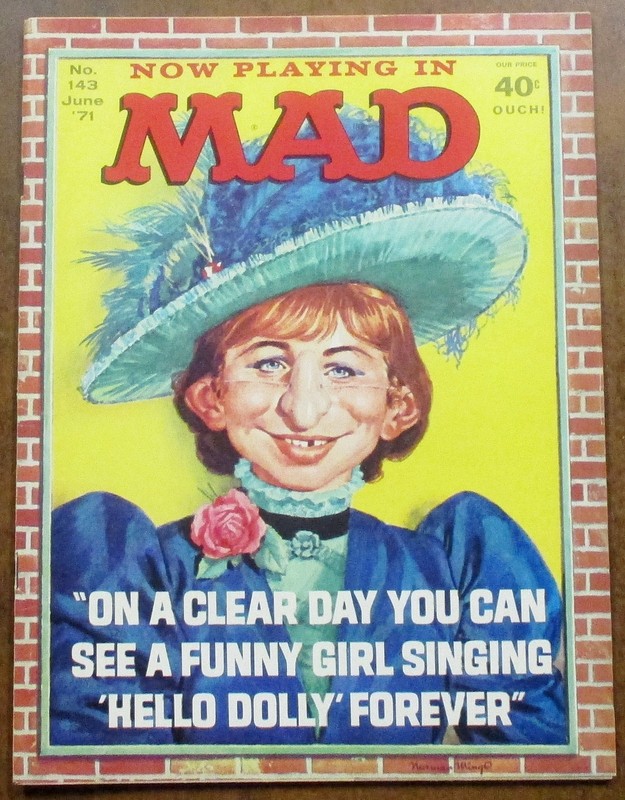 «Mad» No. 143 (June 1971) Magazine – «»The Game is Inane» – No Folds