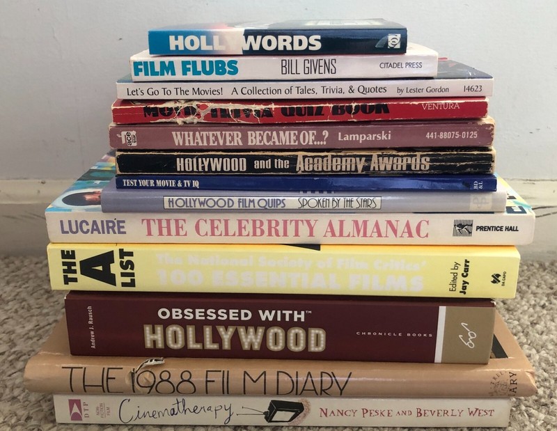 Lot of 13 Books about Movies, Film, Cinema: Trivia, Quotes, Facts, Movie Stars gallery