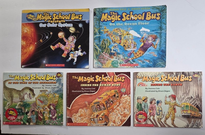 Magic School Bus Lot 10 Books Joanna Cole Bruce Degen Scholastic Science Kids gallery