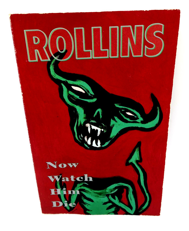 Henry Rollins Now Watch Him Die PB Book 2nd Print 1993