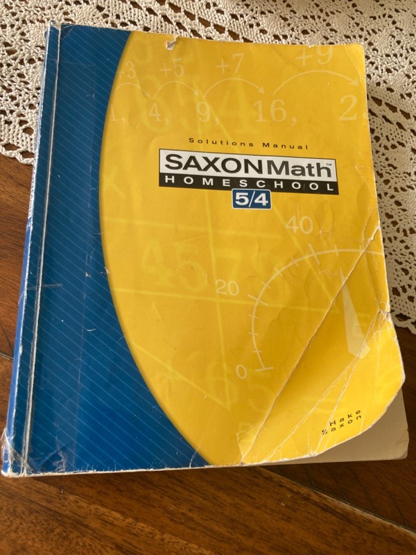 Saxon Math 5/4 Homeschool : Solutions Manual by Stephen Hake and Saxon…