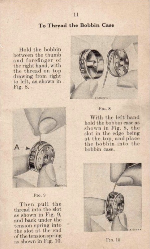 SINGER 221-1 Featherweight Sewing Machine User Manual Bound W Protective Cover gallery
