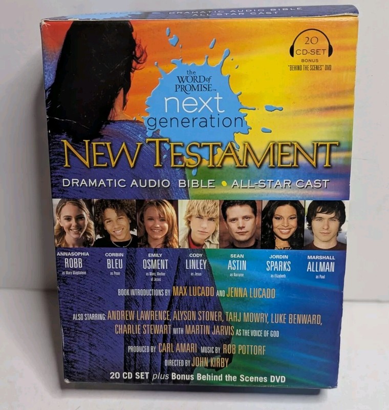 Next Generation New Testament Audio Bible 20 CD Set ICB World of Promise