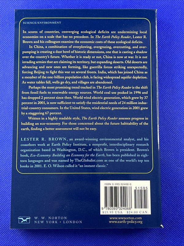 Earth Policy Reader by Janet Larsen, Lester R. Brown, Earth Policy Institute gallery