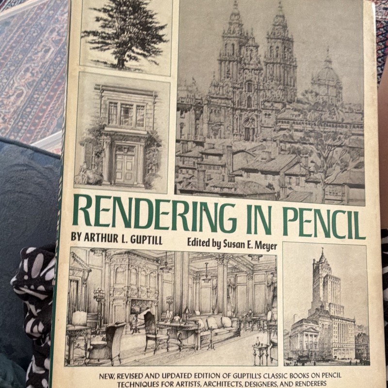 Arthur L. Guptill, Susan E. Meyer – Rendering in Pencil Drawing Art Book HC