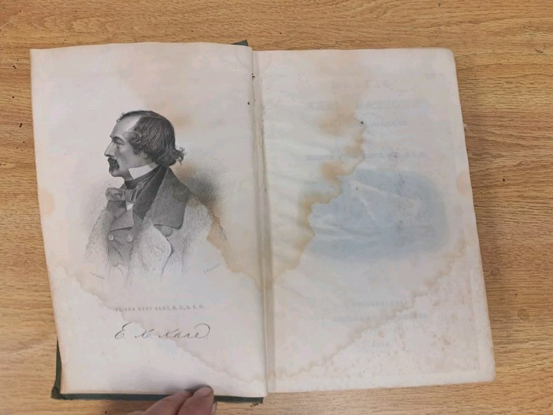 1856 Arctic Explorations Years 1853-1855 Vol 1 Dr Elisha Kane Hardback w/ Map 06 gallery