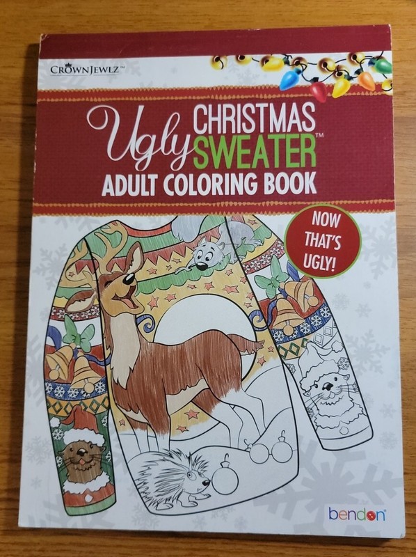 Book: Ugly Christmas Sweater, An Adult Coloring Book by Bendon, Inc.