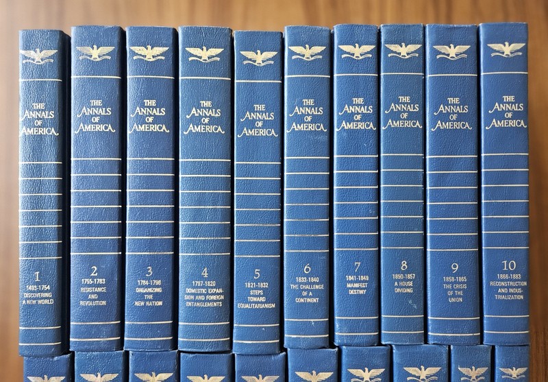 The Annals of America Complete 20 Vol Set + Introduction 1976 Britannica HC gallery