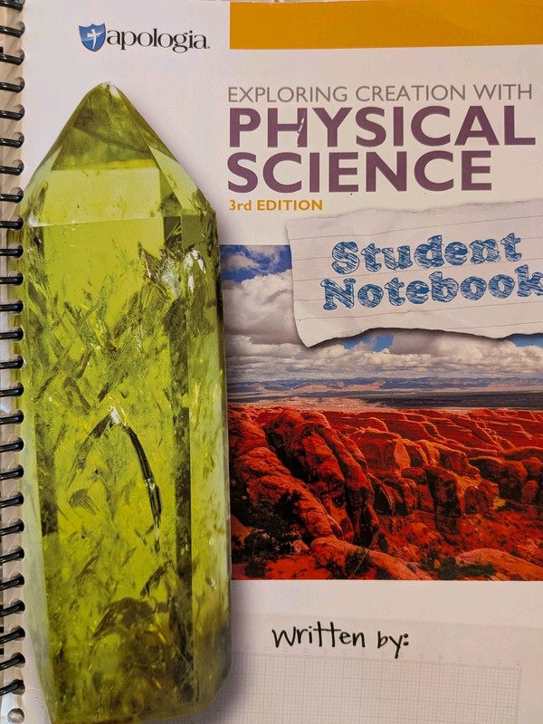 Apologia Physical Science Student Notebook 3rd Edition, No Writing