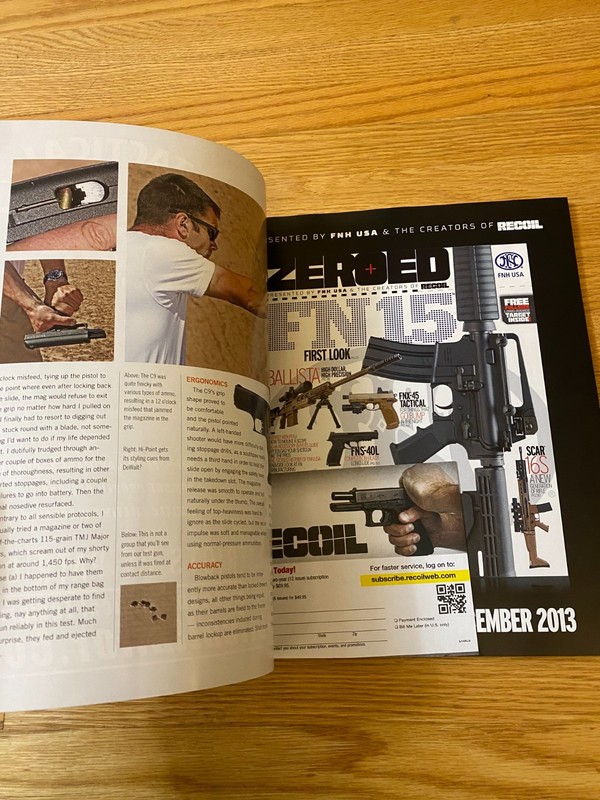 Recoil Magazine Issue 10 Jan 2014 AR-15 Pistol Black Rifle 223 Gear Sport AK47 gallery