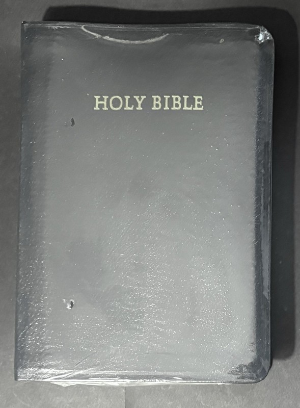 NRSV New Revised Standard Version Bible Nelson With Navy Blue Leather