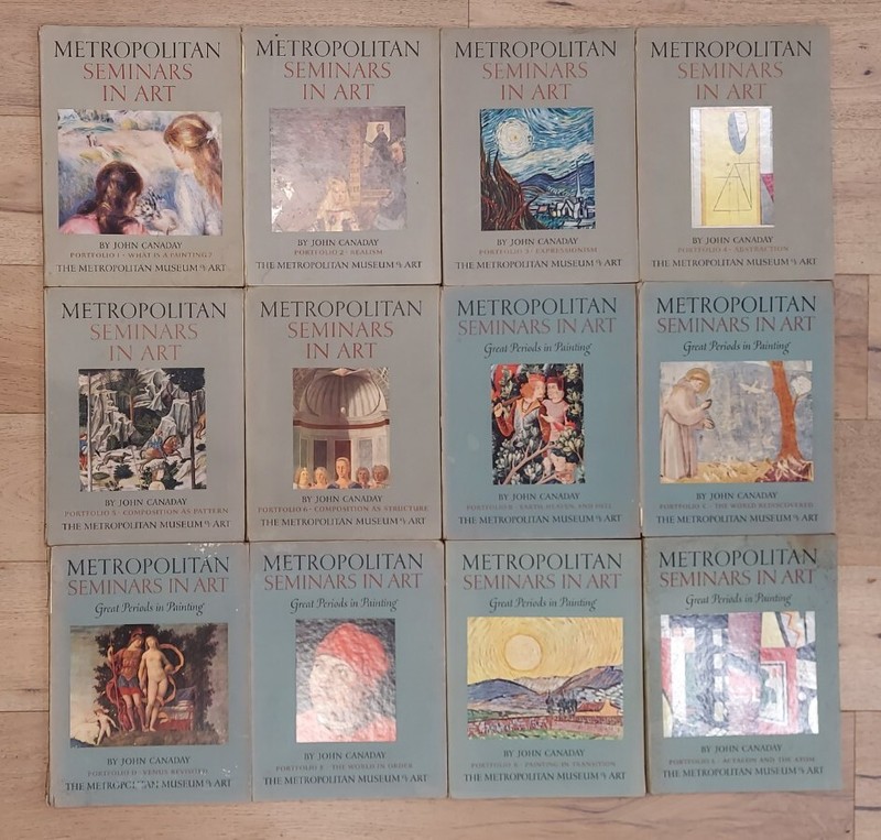 Set of 12 – METROPOLITAN SEMINARS IN ART, John Canady Metropolitan Museum of Art