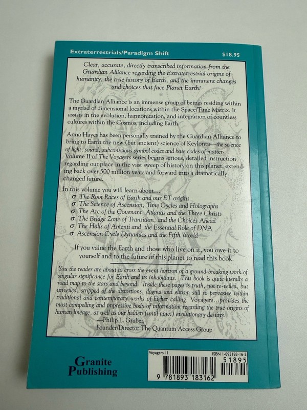 Voyagers Volume 2 : The Secrets of Amenti by Anna Hayes - PB - 1999 gallery