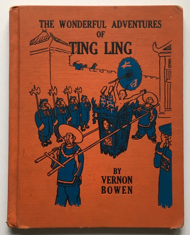 The Wonderful Adventures of Ting Ling, Vernon Bowen, 1952 E. M. Hale, Ex-Library