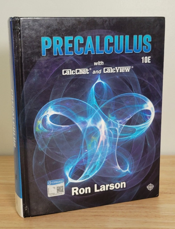 Precalculus 10E with CalcChat And CalcView Ron Larson Tenth Edition
