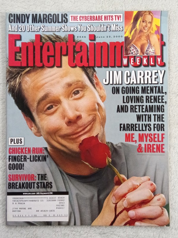 Entertainment Weekly Magazine June 23 2000 # 546 Jim Carrey Irene Cindy Margolis