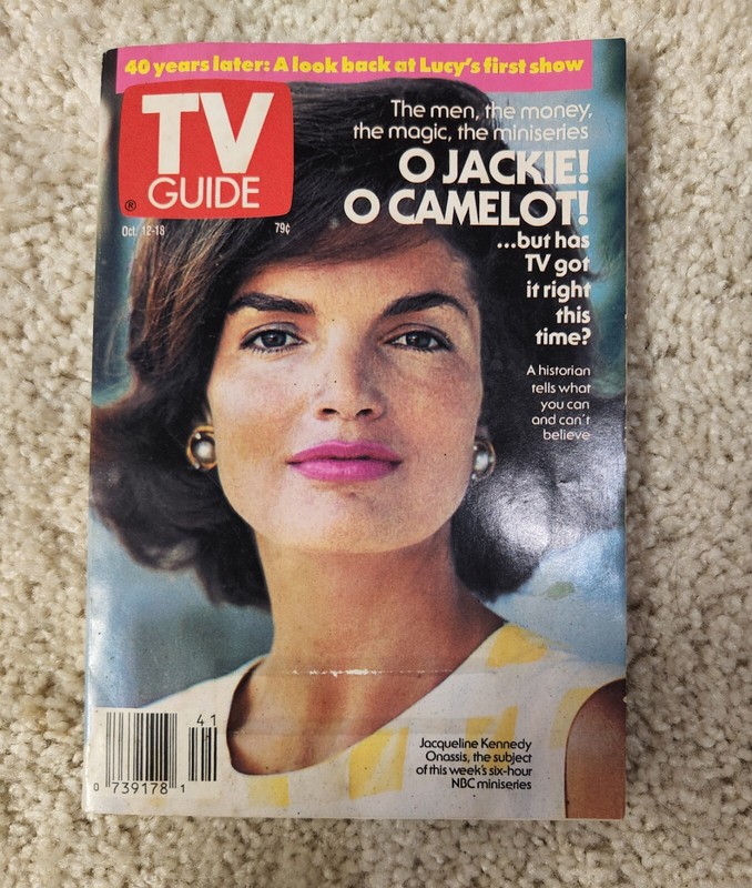 TV Guide October 12-18, 1991, Jackie Kennedy, Lucille Ball 40 years later