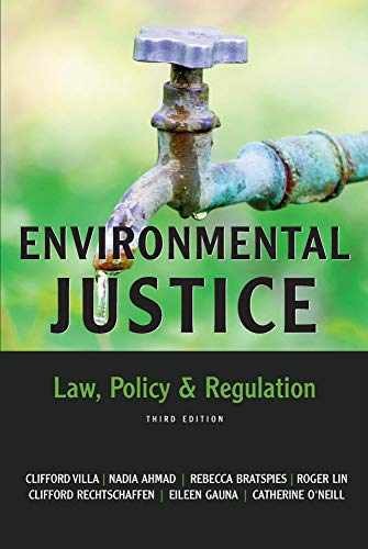 Environmental Justice: Law, – Paperback, by Villa Clifford; Ahmad – Very Good