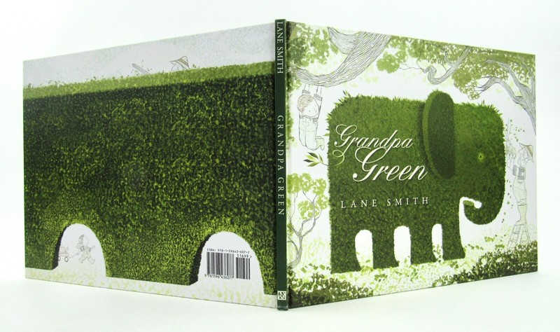 GRANDPA GREEN Lane Smith 2011 Roaring Brook Press HBDJ Signed 1st Caldecott EXC gallery