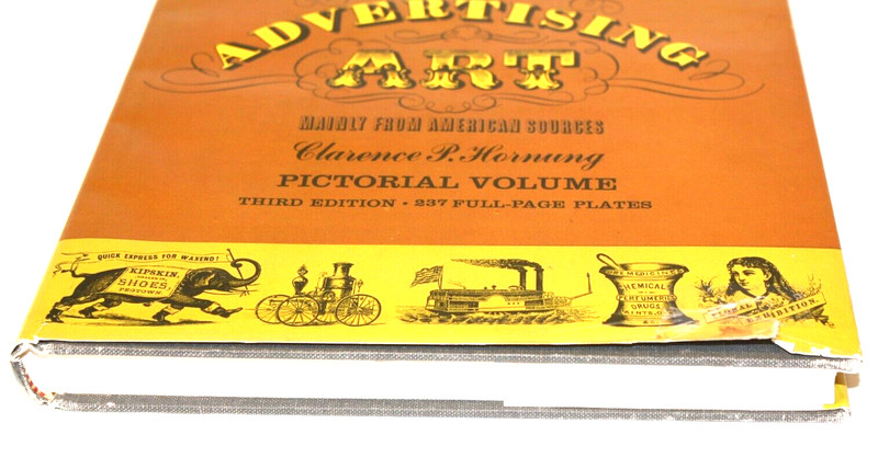 HANDBOOK OF EARLY ADVERTISING ART BOOK by Clarence P. Hornung (1956, HCDJ) gallery