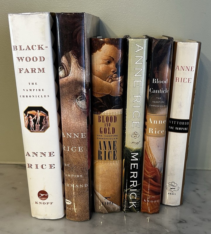 Lot of 6 Anne Rice Hardcover Books – Knopf