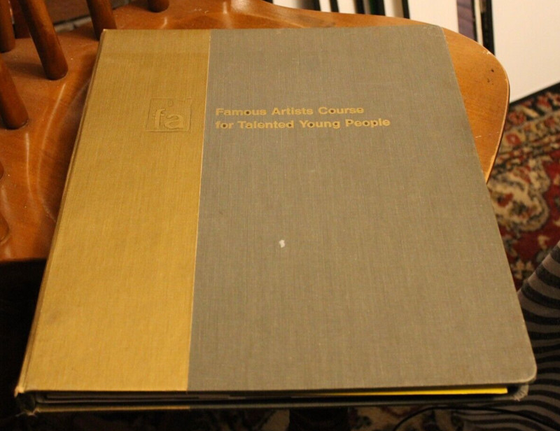 Famous Artists Course for Talented Young People ~ 1967 Binder Course 16 & 17