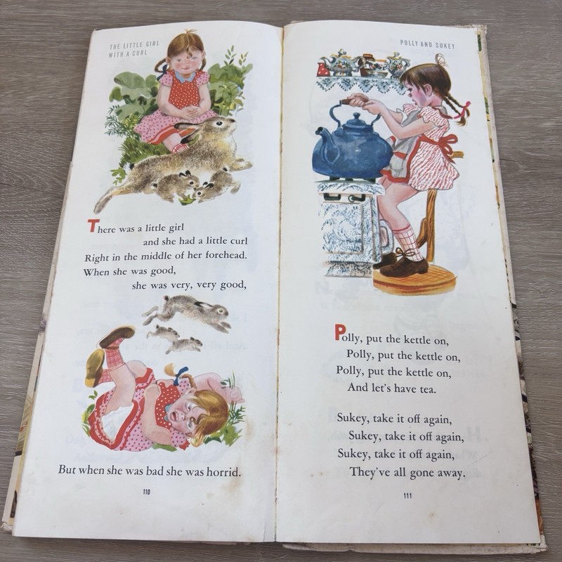 The Tall Book of Mother Goose Hardcover Illustrated Feodor Rojankovsky 1942 READ gallery