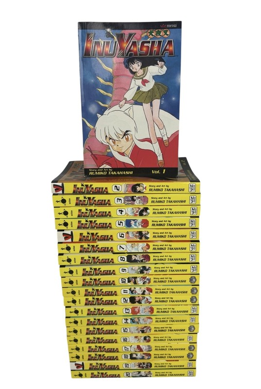 Inuyasha Manga Volumes 1-20 Set by Rumiko Takahashi Viz Media Action Edition