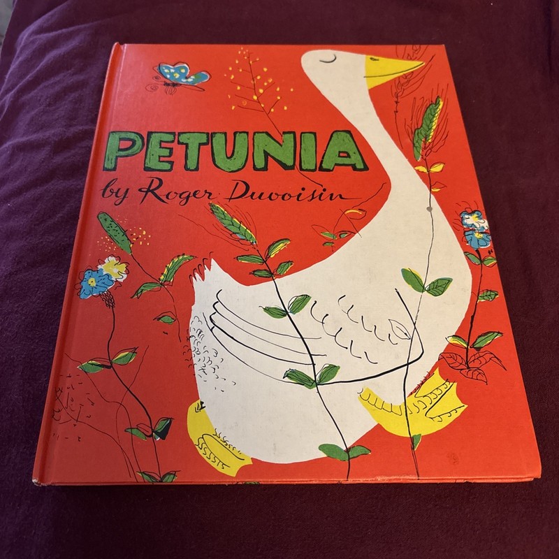 Vintage Children’s Boom 1950 PETUNIA By Roger Duvoisin Alfred A Knopf Inc