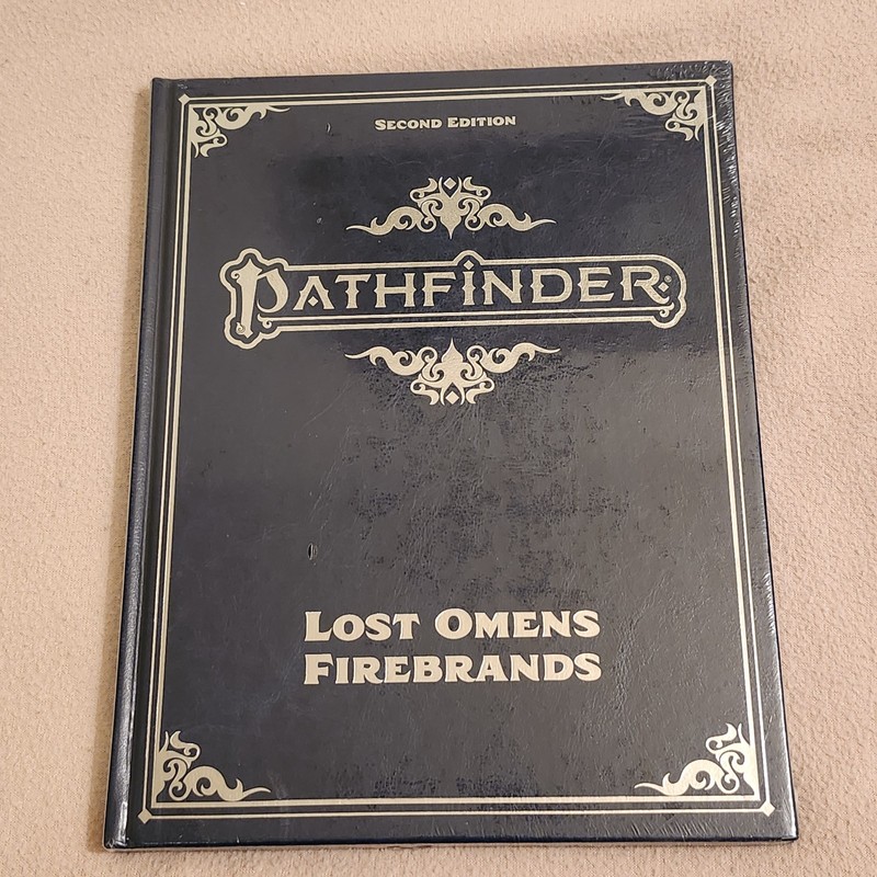 LOST OMENS: FIREBRANDS Special Edition Pathfinder (P2) by Dana Ebert, SEALED