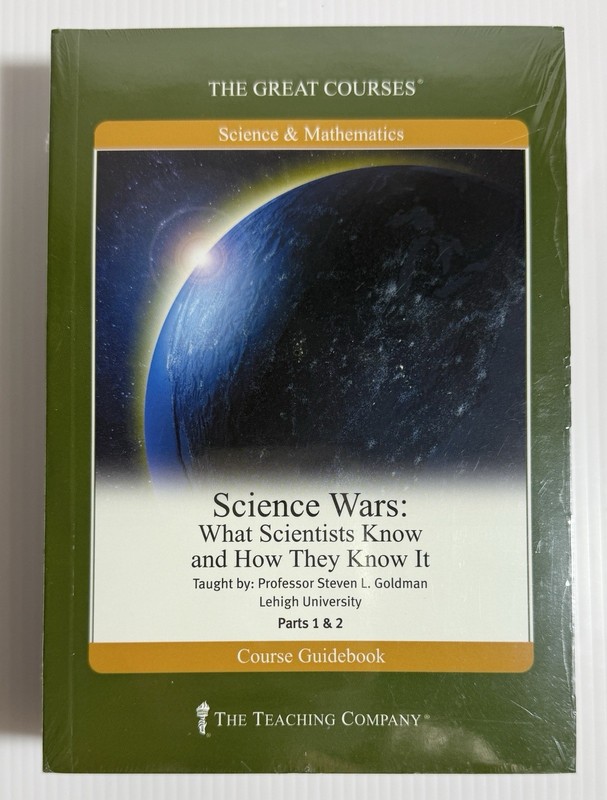 New The Great Courses Science Wars: What Scientists Know and How They Know It