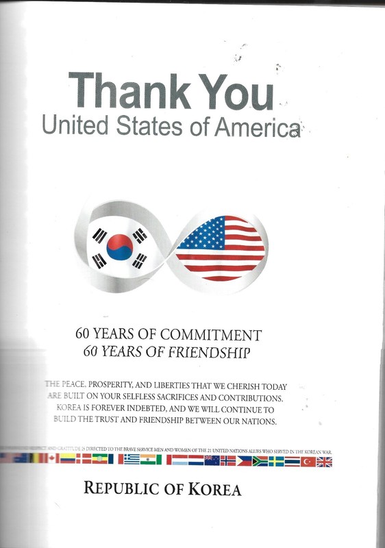 Korea Reborn-Grateful Nation Honors War Veterans HB w/dj-2013-161 pages gallery