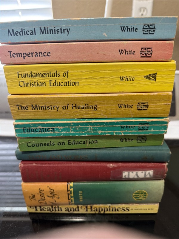 Lot of 10 Ellen G White Christian Home Library/Spirit of Prophecy assorted books