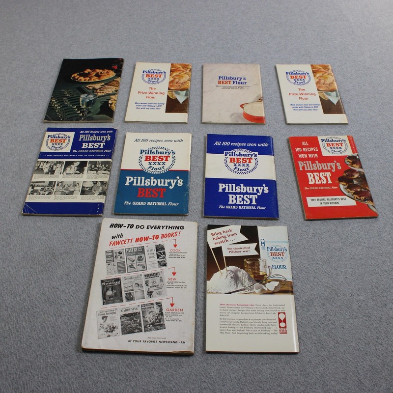 Vintage Pillsbury Prize Winning Cookbook Grand National Recipe Pamphlet Lot 50s gallery