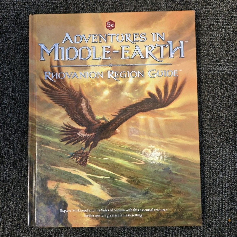 Adventures in Middle Earth Rhovanion Region Guide Hardback 5e Cubicle 7 LOTR