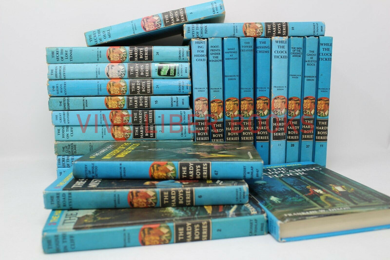 Lot of 10 Hardy Boys Vintage Hardcover Books by Franklin W. Dixon – Random