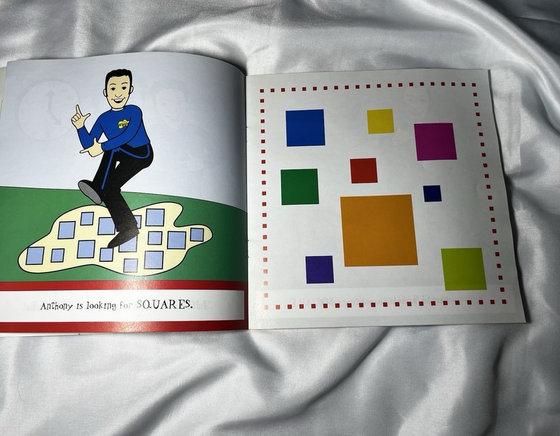Vintage 2003 The Wiggles Wiggly Shapes Early Learning Paperback Book gallery