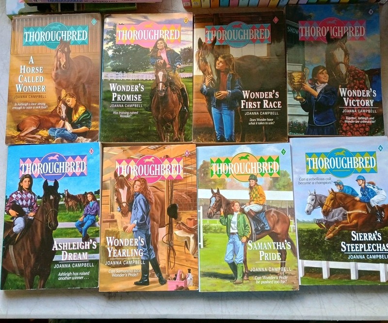 Lot of 33 Thoroughbred Books Series by Joanna Campbell Vintage 1990's OOP gallery