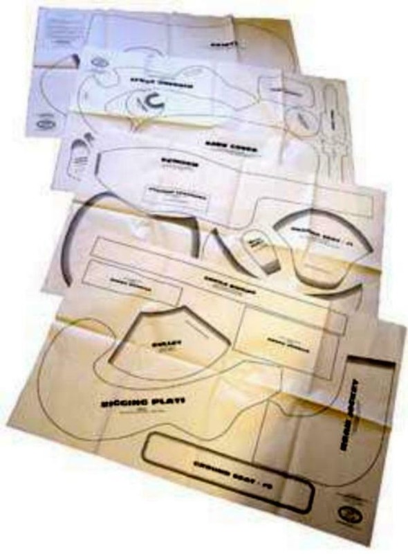 Saddlemaking Patterns - Full Size, Various Styles gallery