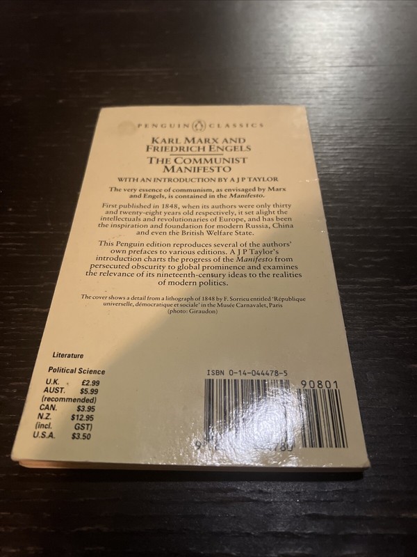 Communist Manifesto by Frederick Engels, A. J. P. Taylor and Karl Marx (1985,... gallery